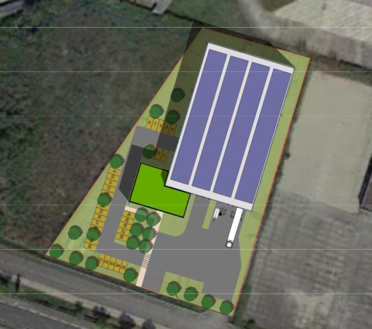 Locaux d'activité A VENDRE OU A LOUER de 2 700 m² non divisibles a SAINT LAURENT DE MURE