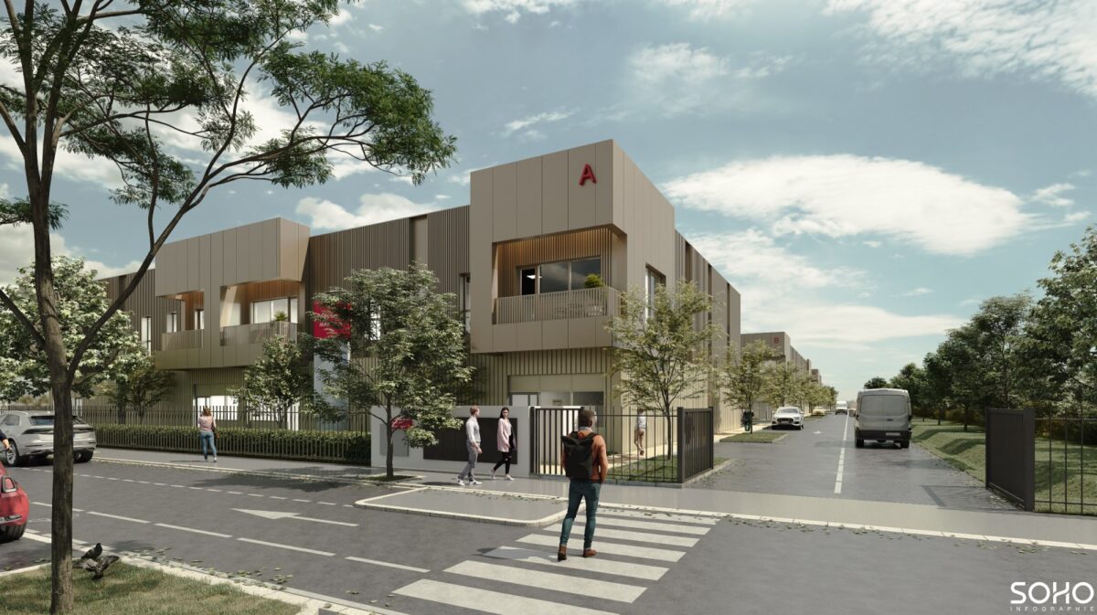 Locaux d'activité A VENDRE de 5 590 m² divisibles à partir de 345 m² a VAULX EN VELIN