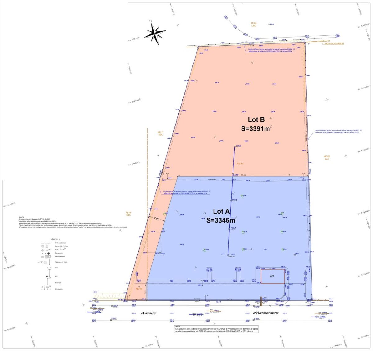 Terrain A VENDRE de 6 737 m² divisibles à partir de 3 346 m² a SAINT LAURENT DE MURE
