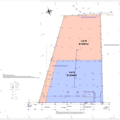 Terrain A VENDRE de 6 737 m² divisibles à partir de 3 346 m² a SAINT LAURENT DE MURE