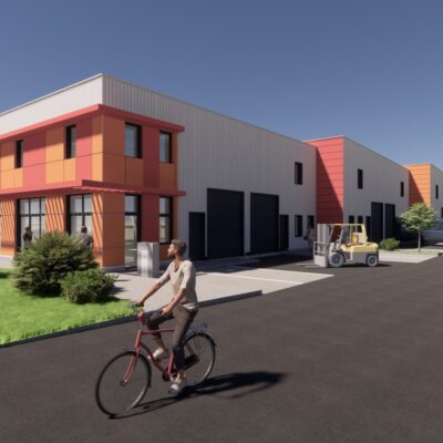 Locaux d'activité A VENDRE de 3 215 m² divisibles à partir de 164 m² a SAINT DENIS LES BOURG