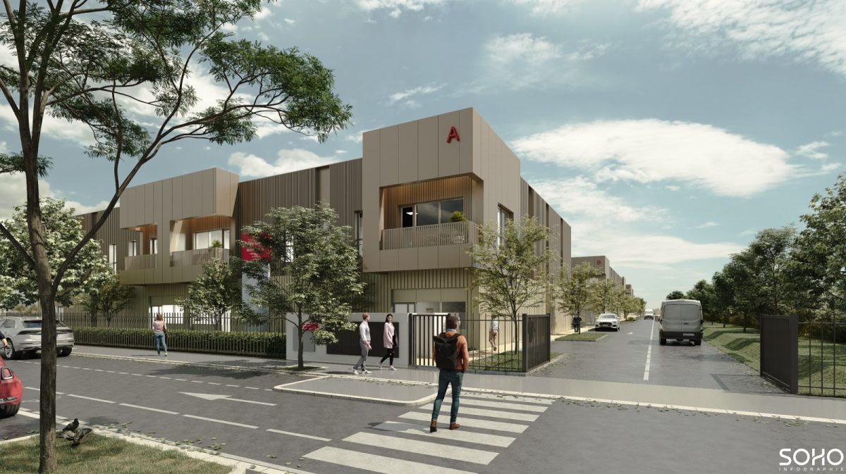 Locaux d'activité A VENDRE de 4 970 m² divisibles à partir de 349 m² a VAULX EN VELIN
